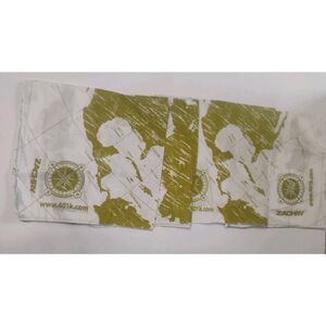 Zachary Map Bandana Lot Of 4 Map Green Design